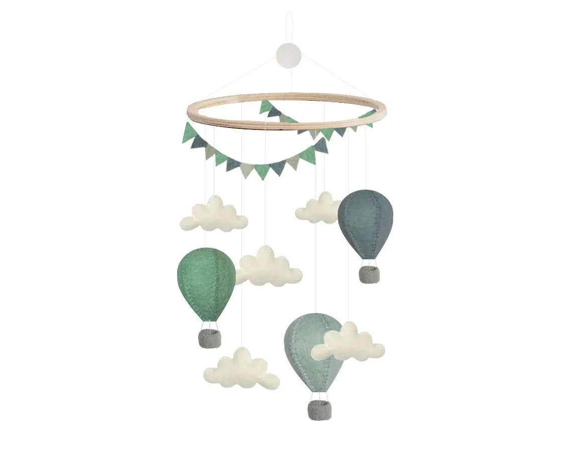 Hot Air balloon, Mint - Gamcha