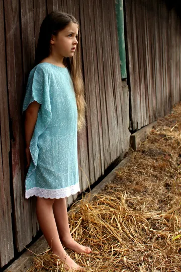 Illusion Kaftan - Turquoise