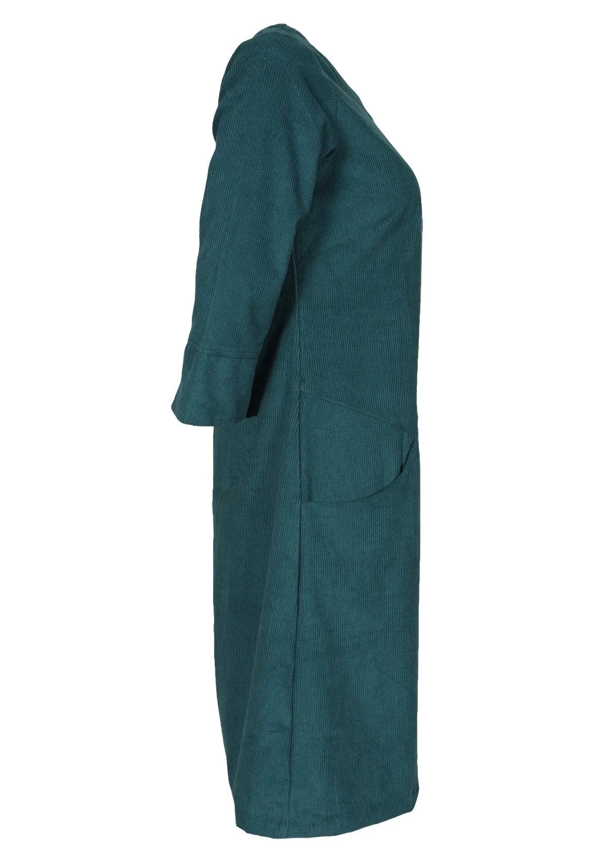 Jamie Corduroy Dress Deep Teal