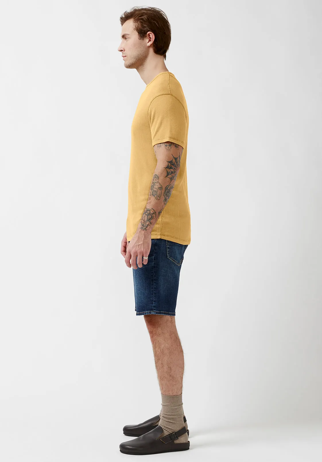 Kabut Tan Short-Sleeve Men’s Top - BM23994