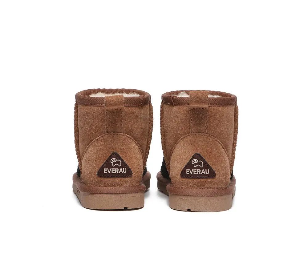 Kids Sheepskin Boots Tiger