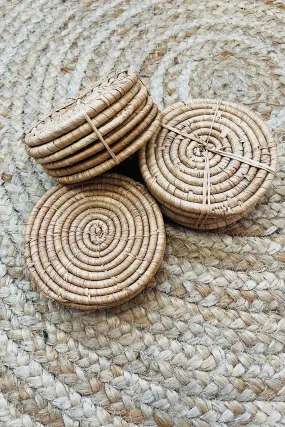 LADINA COASTERS NATURAL