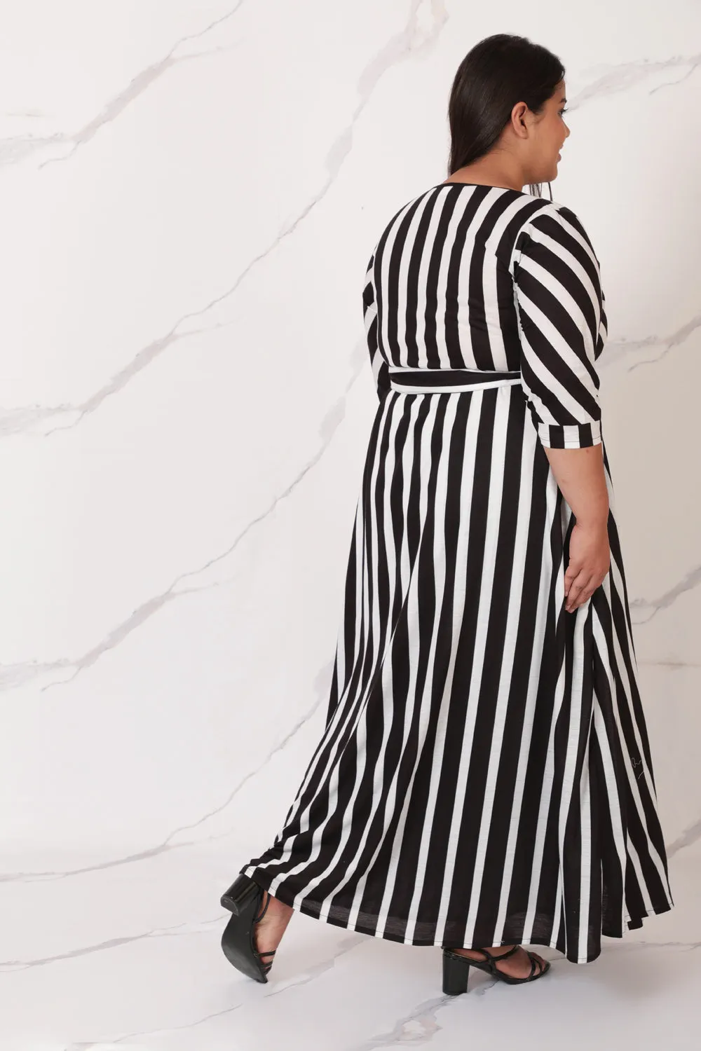 Magical Stripes True Wrap Dress