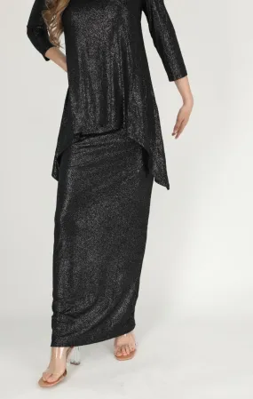 Maxi Skirt / Black Sparkle