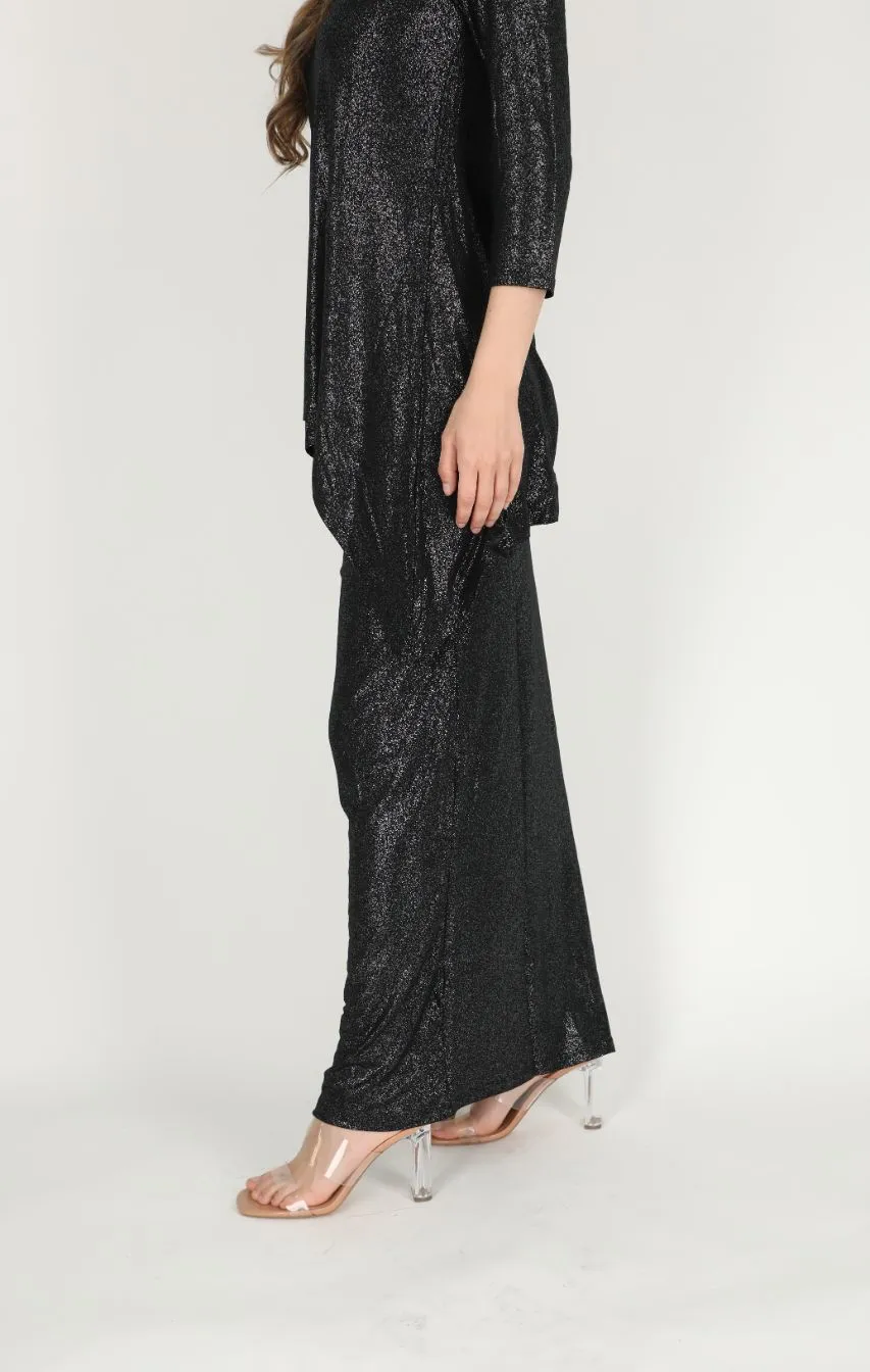 Maxi Skirt / Black Sparkle