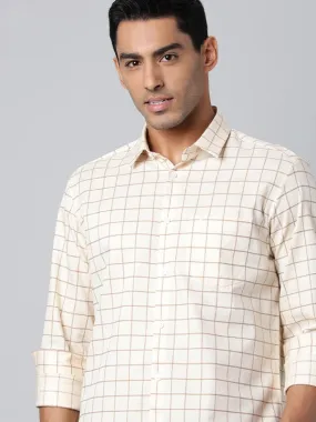 Men Checked Full Sleeve Cotton Shirt