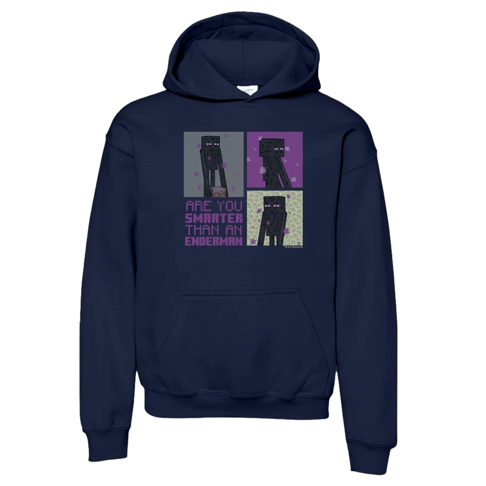 Minecraft Are You Smarter Than an Enderman Kids Hooded Sweatshirt