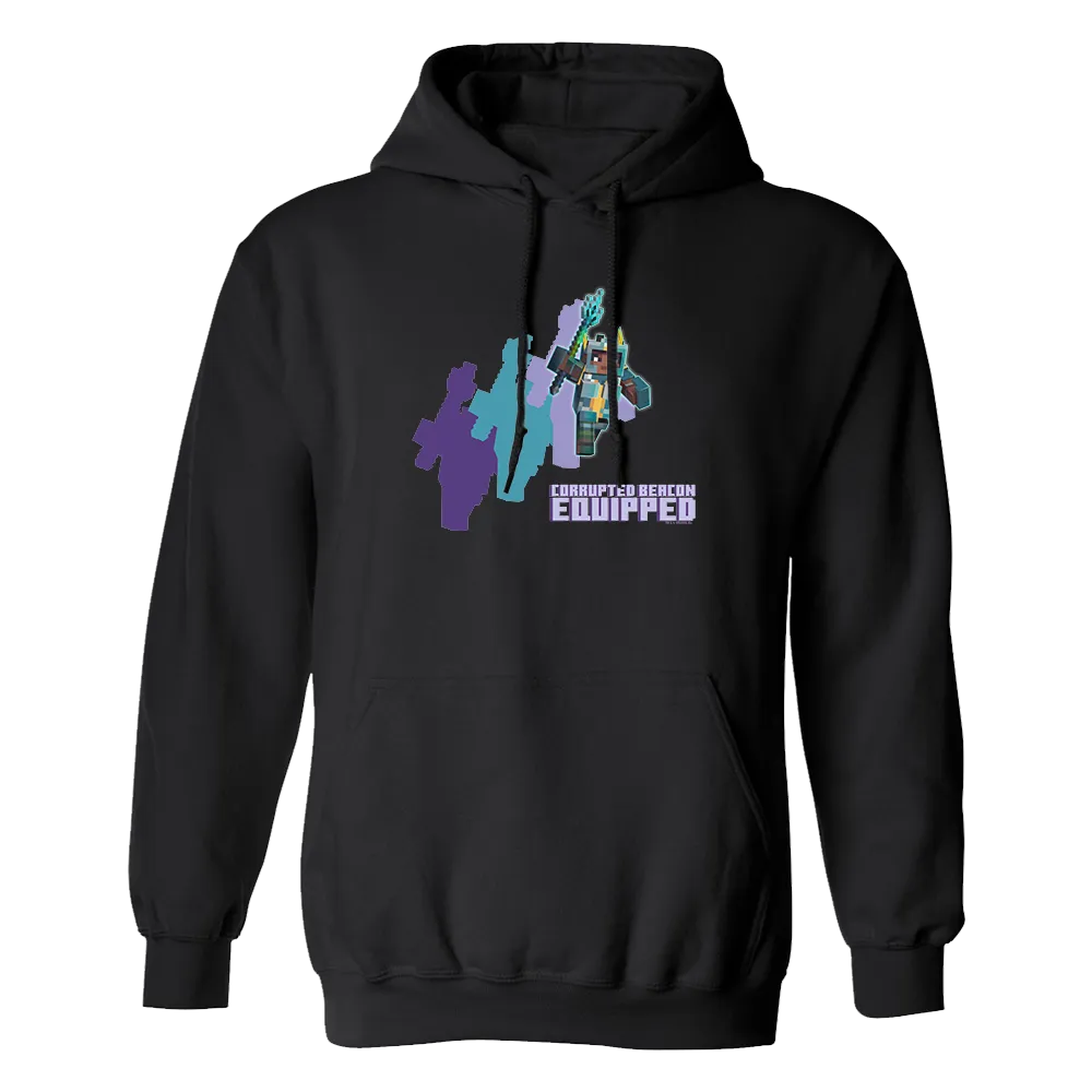 Minecraft Dungeons Corrupted Beacon Equipped Hooded Sweatshirt