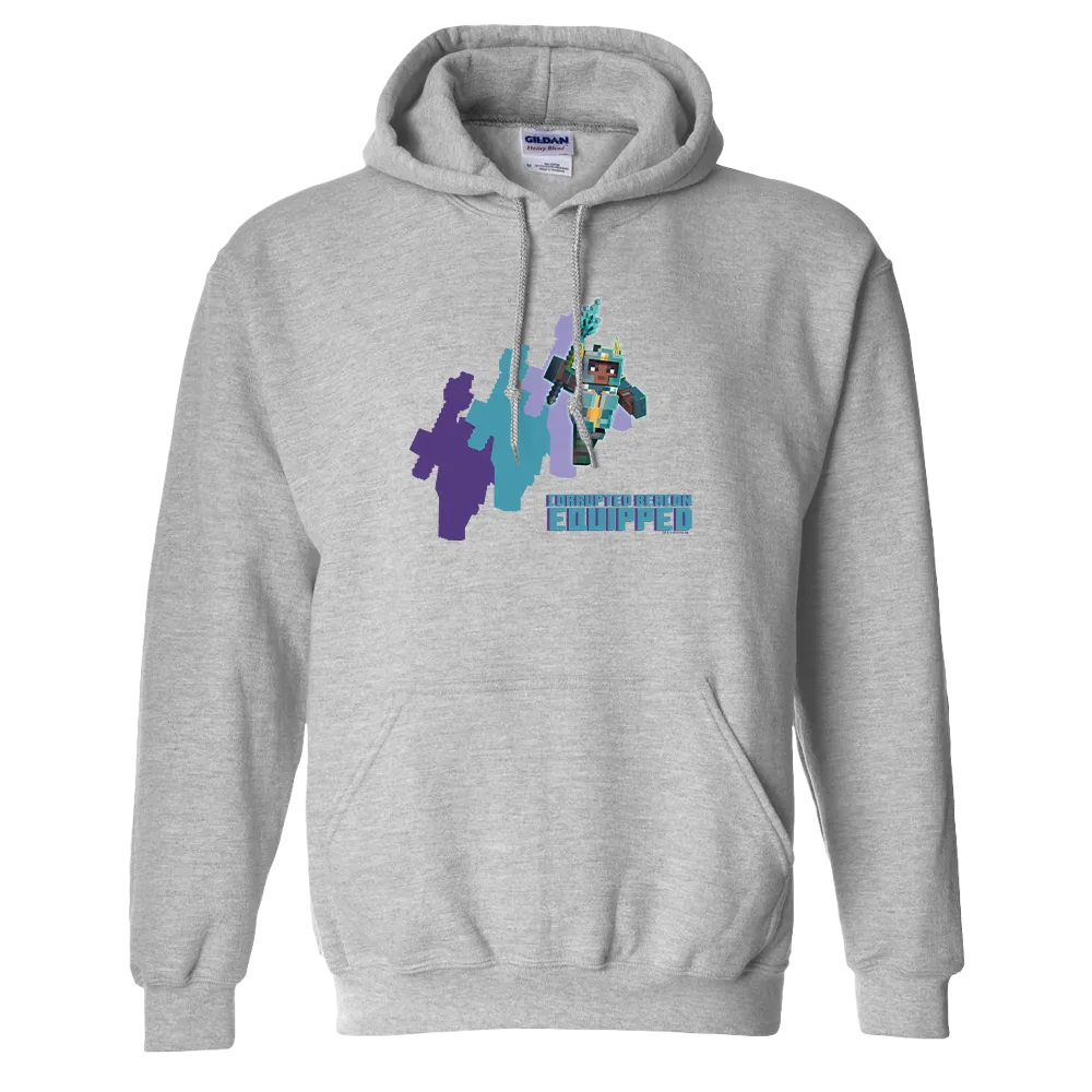 Minecraft Dungeons Corrupted Beacon Equipped Hooded Sweatshirt