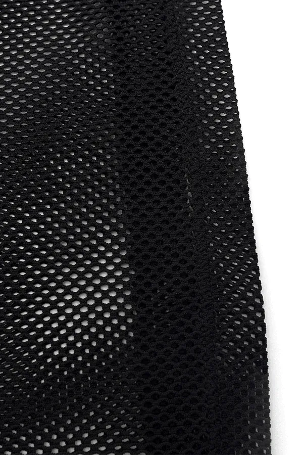 Noticed Mesh Tank Top - Black