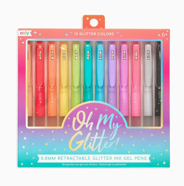 Ooly - Oh My Glitter! Retractable Glitter Gel Pens