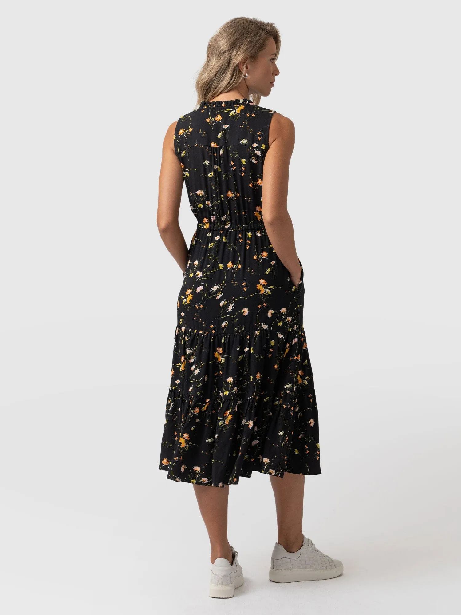 Orla Dress - Black Floral