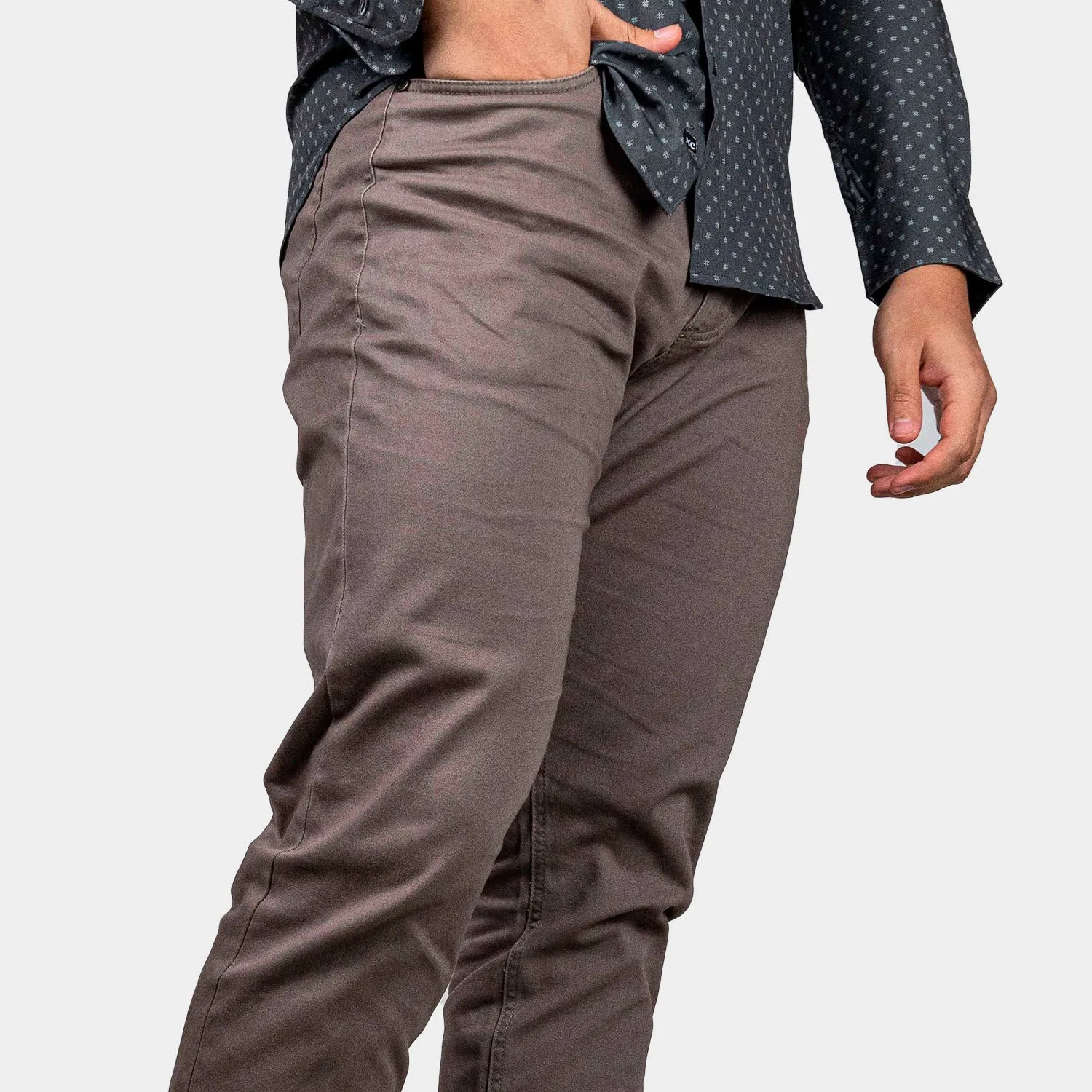 Pantalon 5 Bolsillos Casual Para Hombre