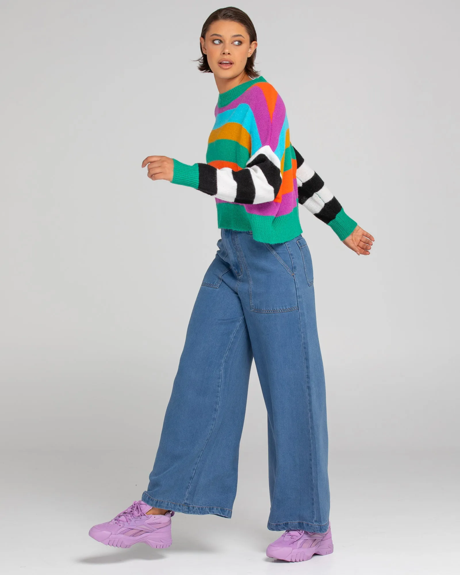 Pipi Jumper - Multi Stripe