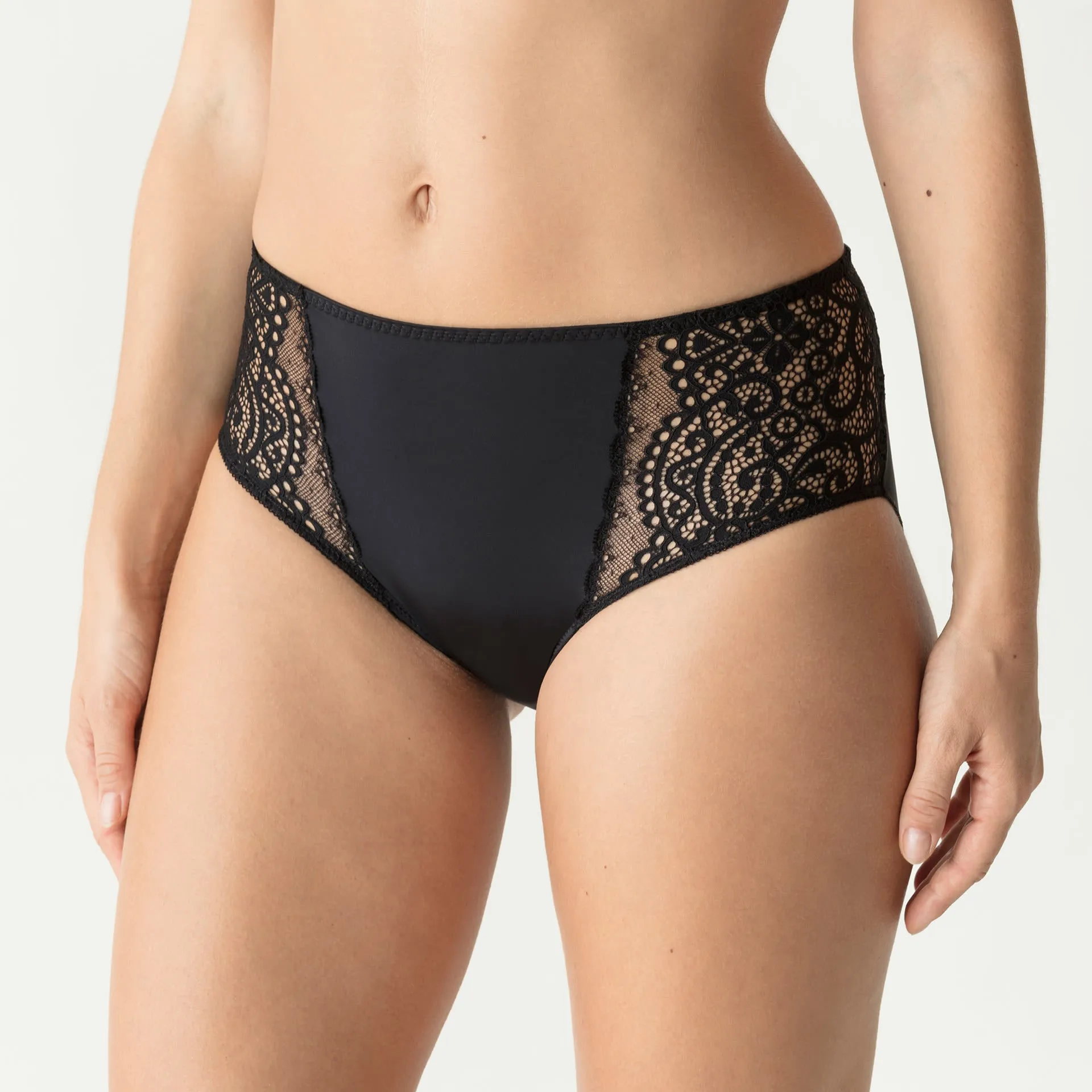 Prima Donna Full Briefs - Twist I Do - Black , Skin