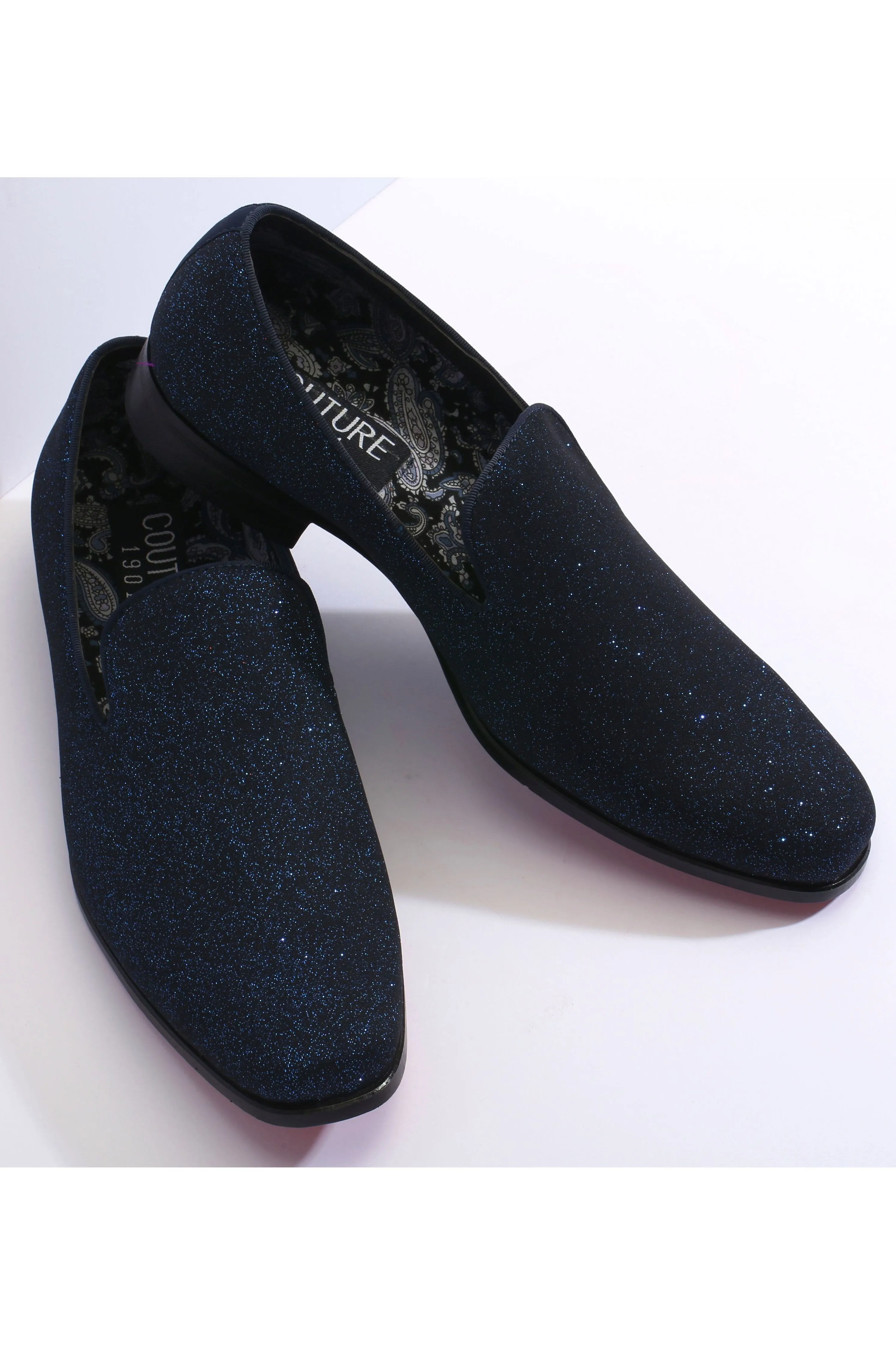 "Cash" Royal Blue Couture 1901 Tuxedo Shoes