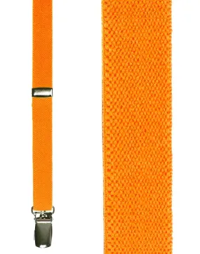 "Fluorescent Orange Charleston" Suspenders