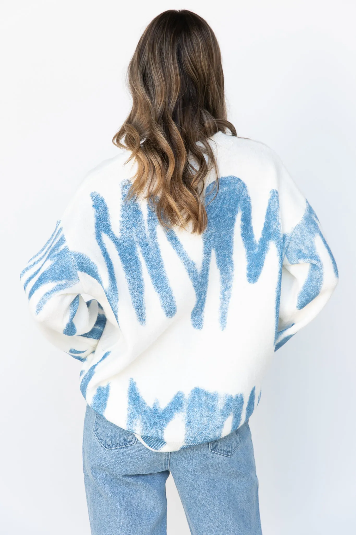 Saylor Knit Top - Blue