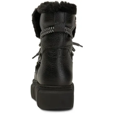 Shoe The Bear Tove Winter Boots -Black Leather