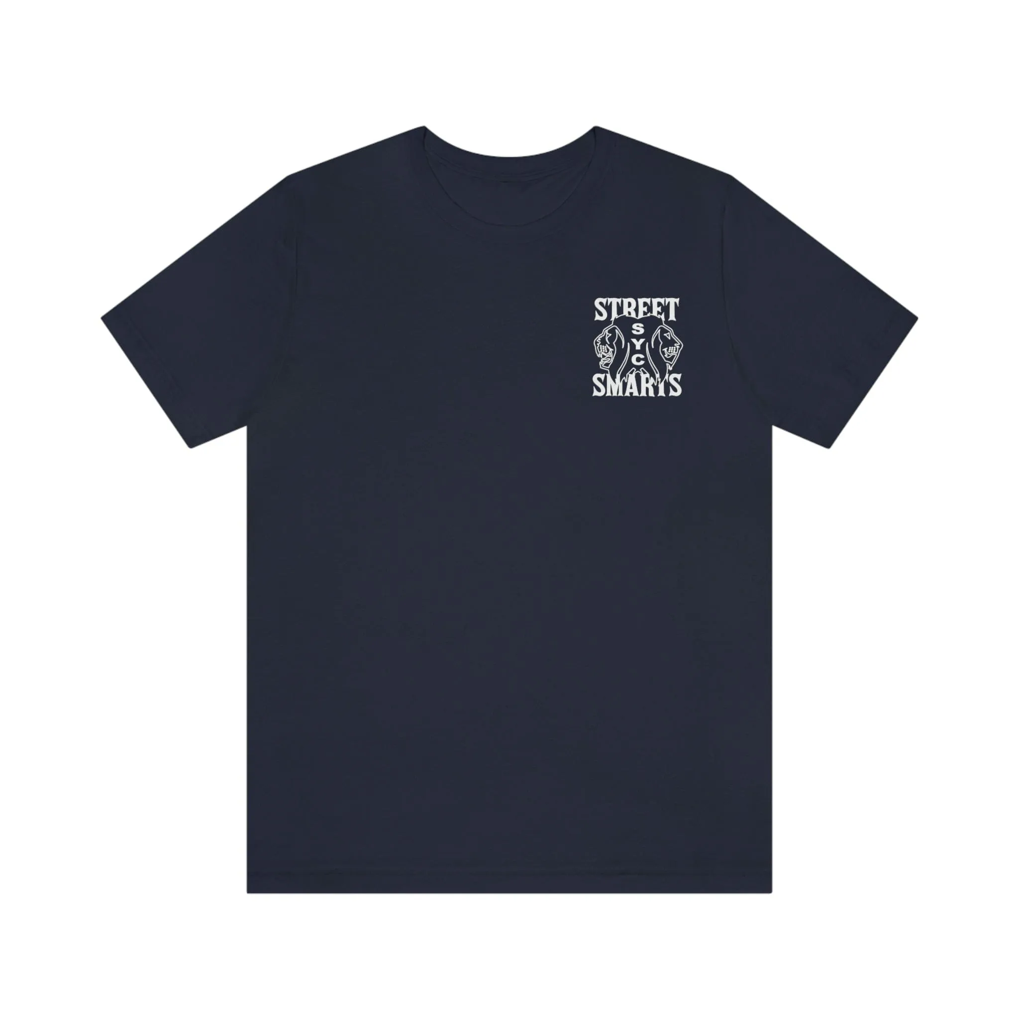 STREET SMARTS- Short Sleeve Tee (Navy blue)