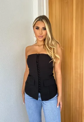 Suit Me Top Black