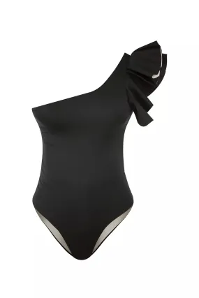 The Seashore Wander Black One Piece