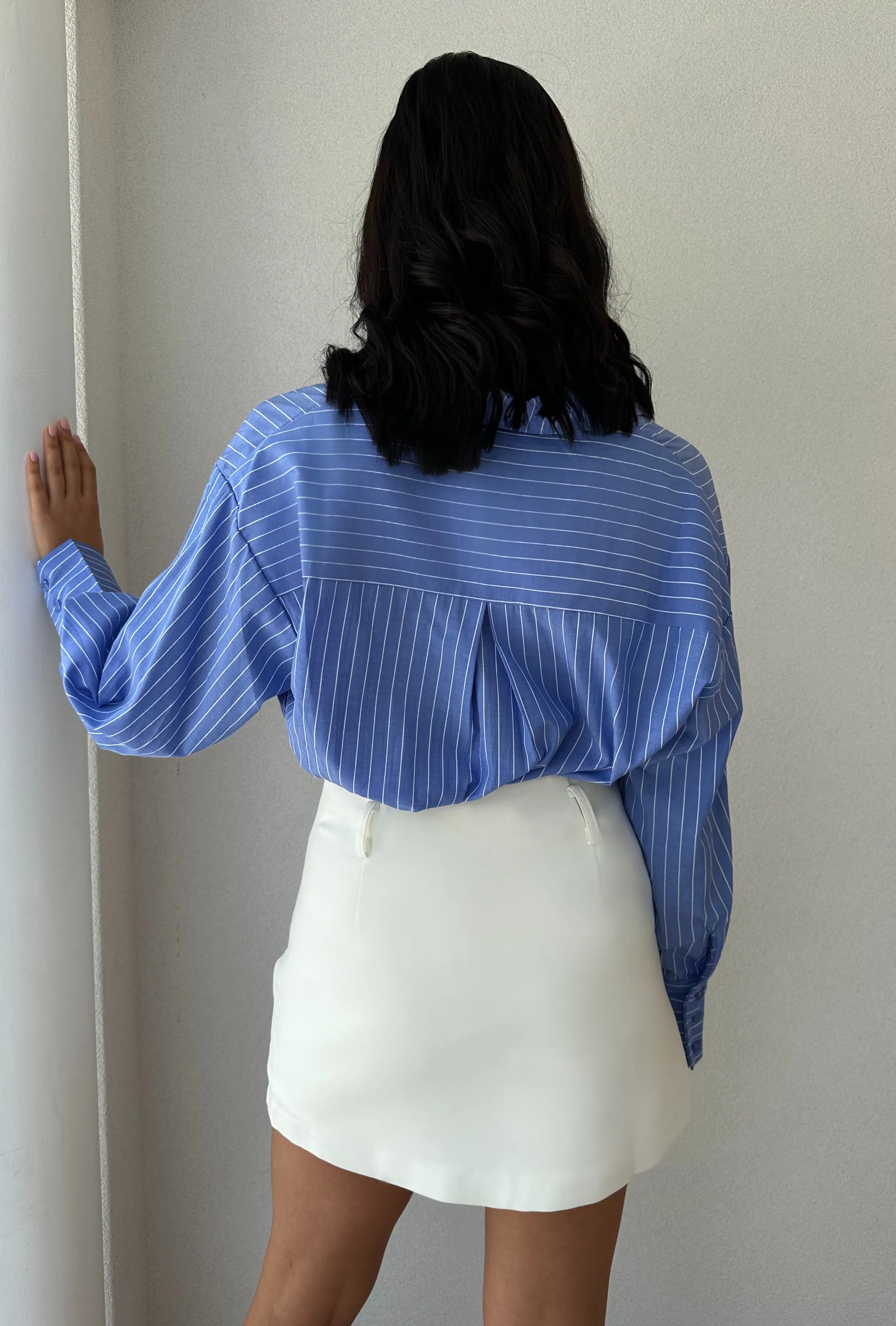 The Tuxe Shirt Blue Stripe