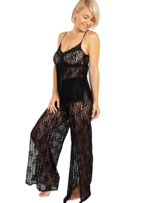 Up All Night Stretch Lace Cami and Pant Set