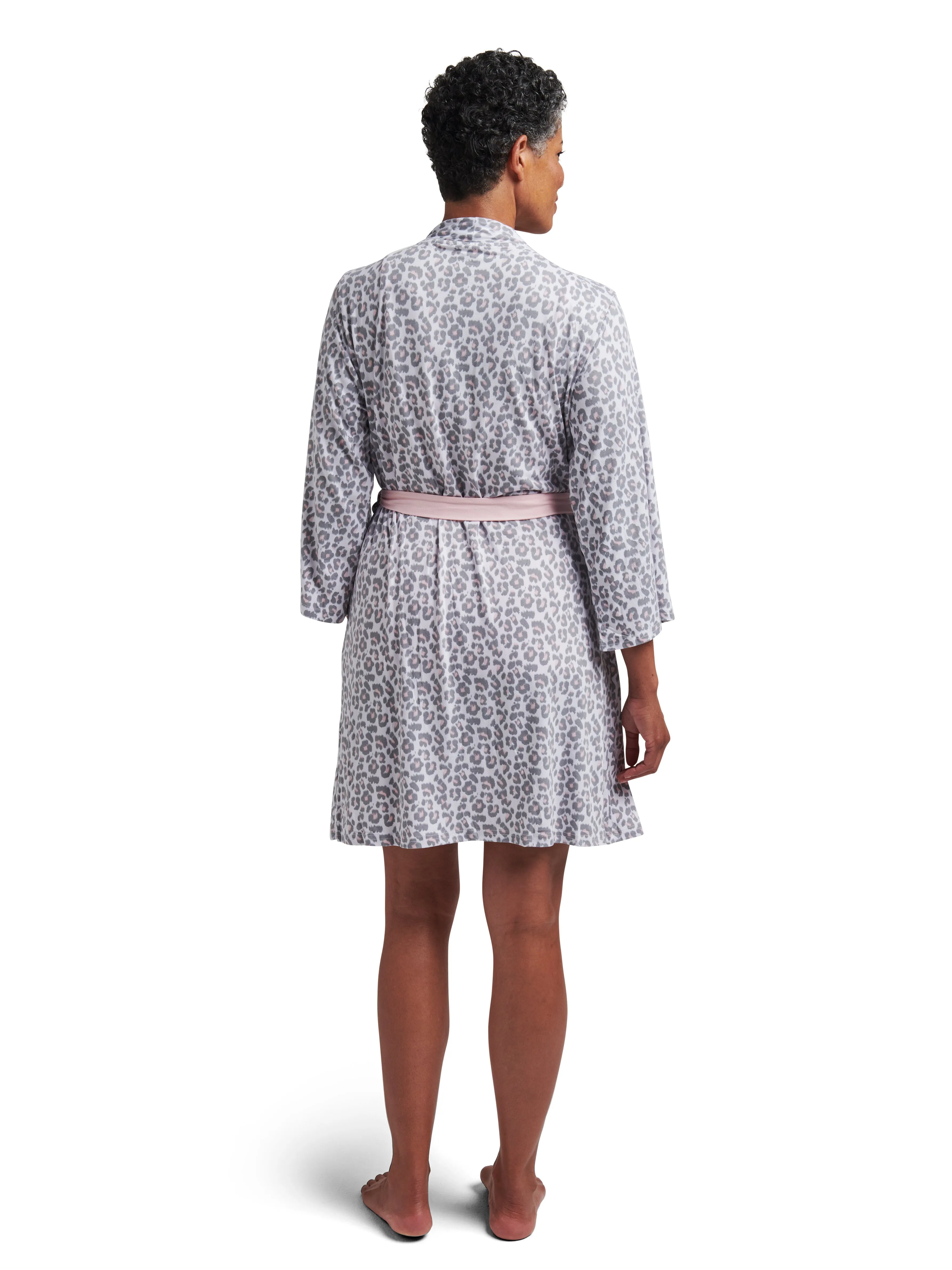 Women's "DO NOT DISTURB" 3-Piece Cami Shorts and Robe Travel Pajama Set