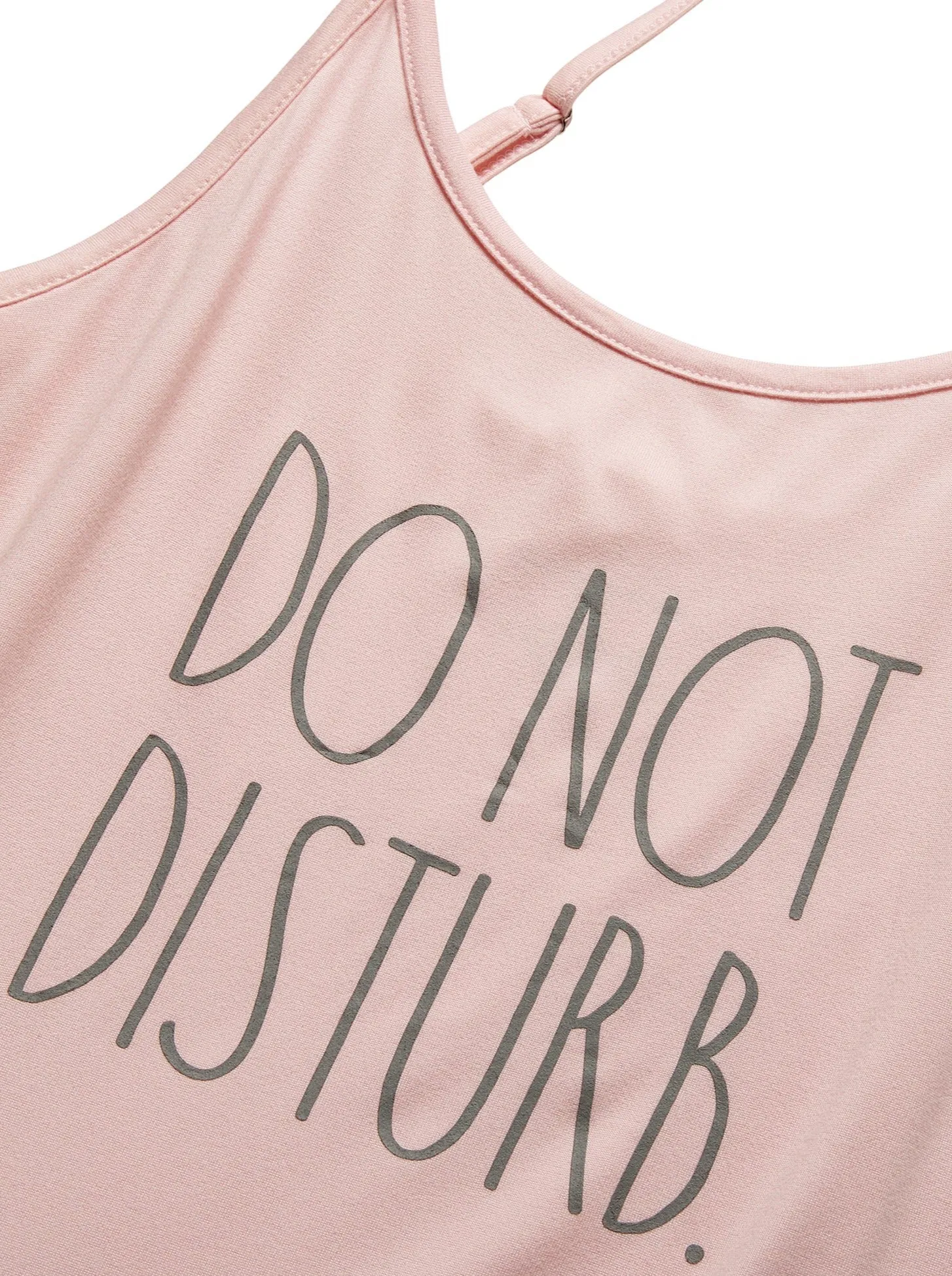 Women's "DO NOT DISTURB" 3-Piece Cami Shorts and Robe Travel Pajama Set